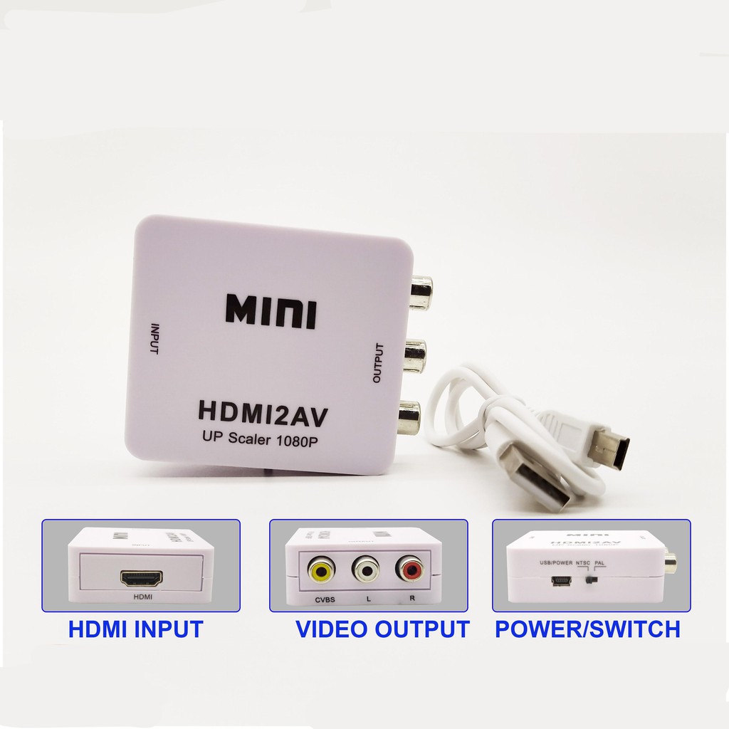 HUB Chuyển đổi mini HDMI sang AV