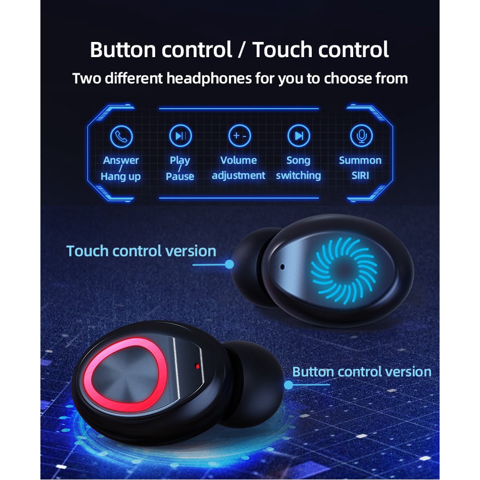 Tai nghe true wireless AMOI F10 Bluetooth 5.0 Âm Thanh Cực Chất