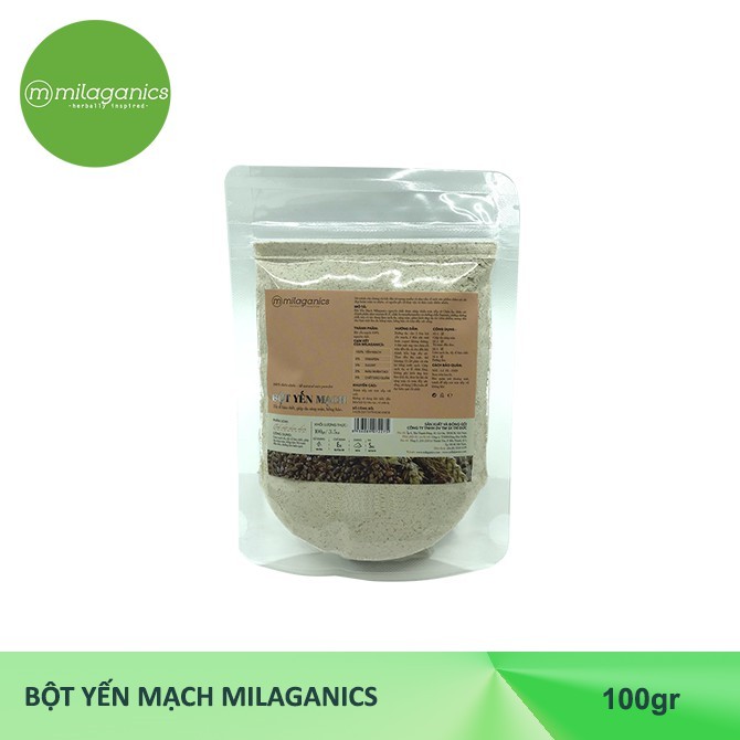 Bột Yến Mạch MILAGANICS 100g | BigBuy360 - bigbuy360.vn