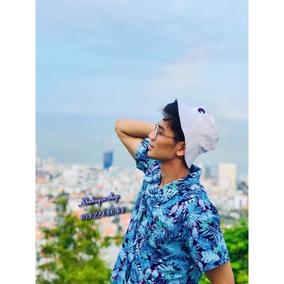 Áo sơ mi trái cây nam nữ, gia đình - bộ đi biển kate thái 1 - bộ trái cây gia đình