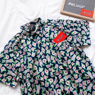(SALE OFF DỌN KHO) ÁO SƠ MI FREESIZE HOẠ TIẾT