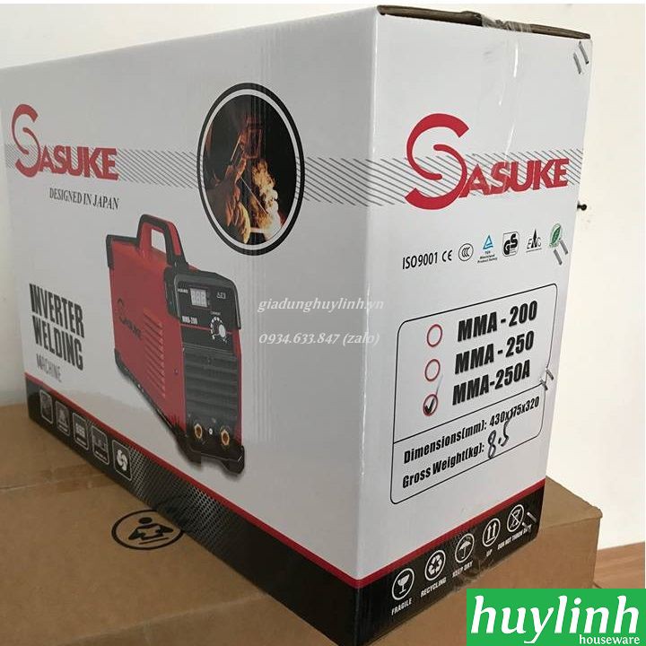 Freeship Máy hàn que điện tử Sasuke MMA-250A - công nghiệp