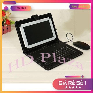 ⚡ Bàn phím chơi game, Bao da bàn phím kèm chuột có dây sử dụng cho điện thoại, ipad, máy tính bảng 👉HD Plaza