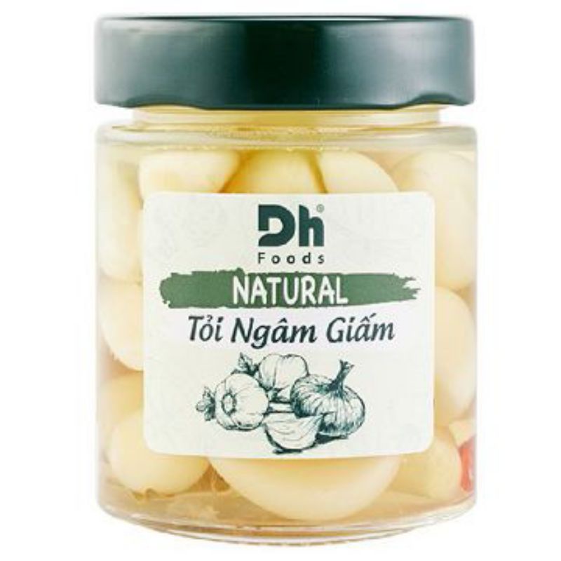 Tỏi Ngâm Giấm DH Foods Hũ 150G - 8936079285265