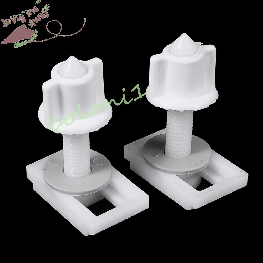 Bộ 2 Phụ Kiện Cố Định Nắp Bồn Cầu Kèm Ốc Vít Gắn Thay Thế Tiện Dụng