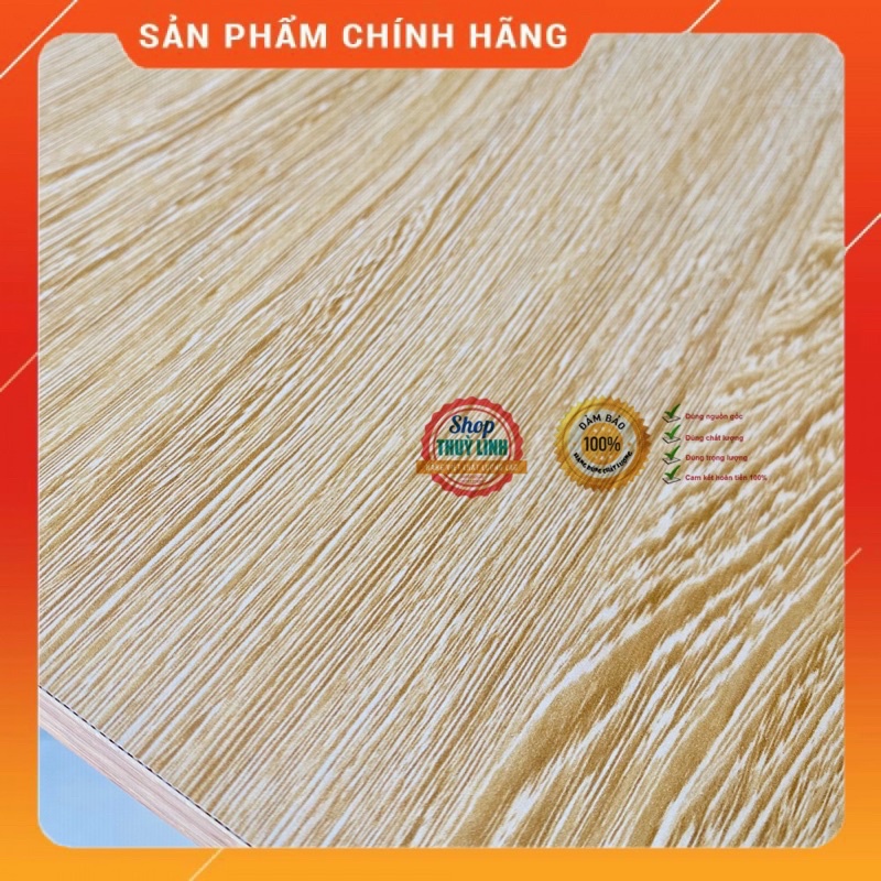 Tấm Gỗ MDF Cỡ Vuông 60x60cm Đã Bo Góc và Dán viền Hoàn Thiện 3 màu Đen, Vân Gỗ, Trắng