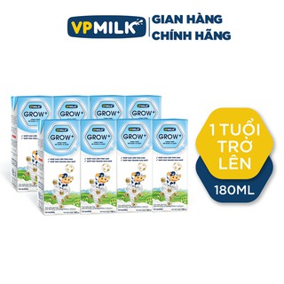 [SET 4 Hộp 180ml] Sữa Tiệt Trùng VPMilk Grow+, Sữa Tươi Có Đường, Sữa Uống Dinh Dưỡng