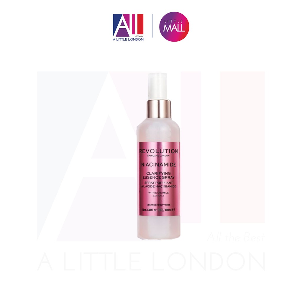 [TOP 1 SHOPEE] Tinh chất dưỡng dạng xịt Revolution Beauty Niacinamide Clarifying Essence Spray 100ml (Bill Anh)