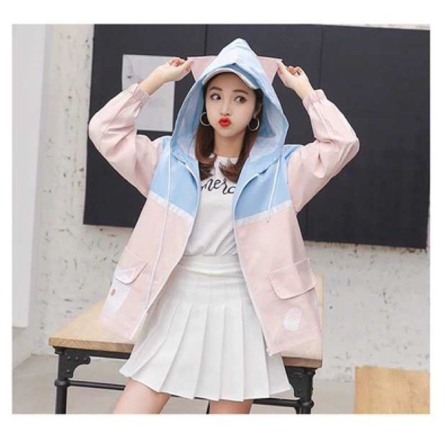 [Mã FAMAYWA giảm 10K đơn 50K] [SITASHOP] 💞 Áo khoác dù tai mèo nhí nhảnh ảnh thật | BigBuy360 - bigbuy360.vn
