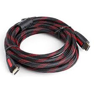 Dây cáp HDMI tròn 3m (Đen phối đỏ)