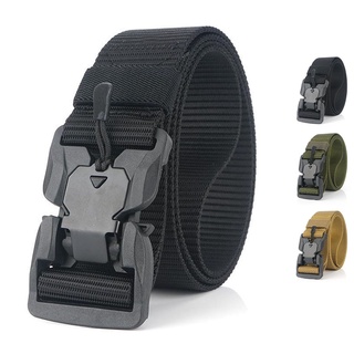 Thắt lưng chiến thuật-Thắt lưng Nylon Rigger Quà tặng cho nam giới với khóa tháo nhanh từ tính