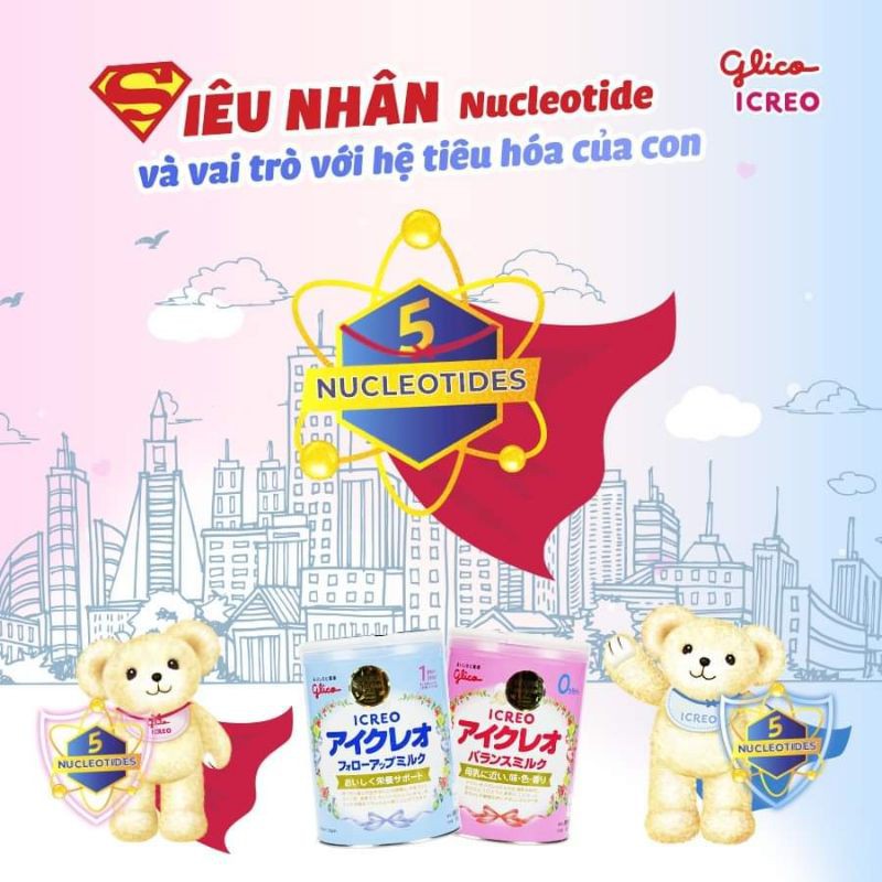 combo 2 lon sữa Glico 0 Nhật Bản chính hãng