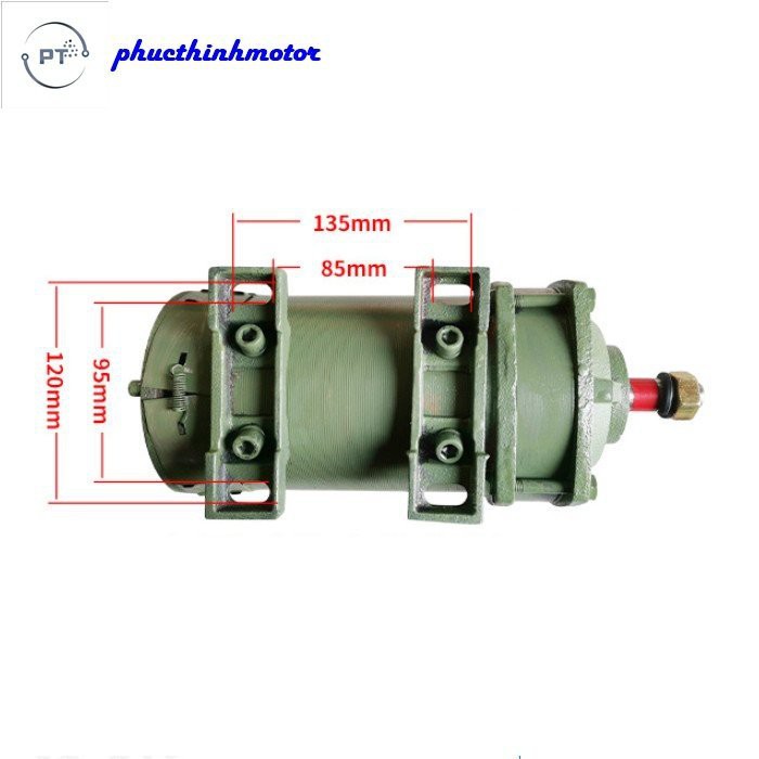 Động cơ chổi than 48V-60V/1000w xe ba bánh, bốn bánh