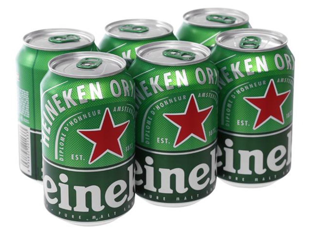 [Chính hãng] Combo 06 lon Bia Heineken Lon 330ml