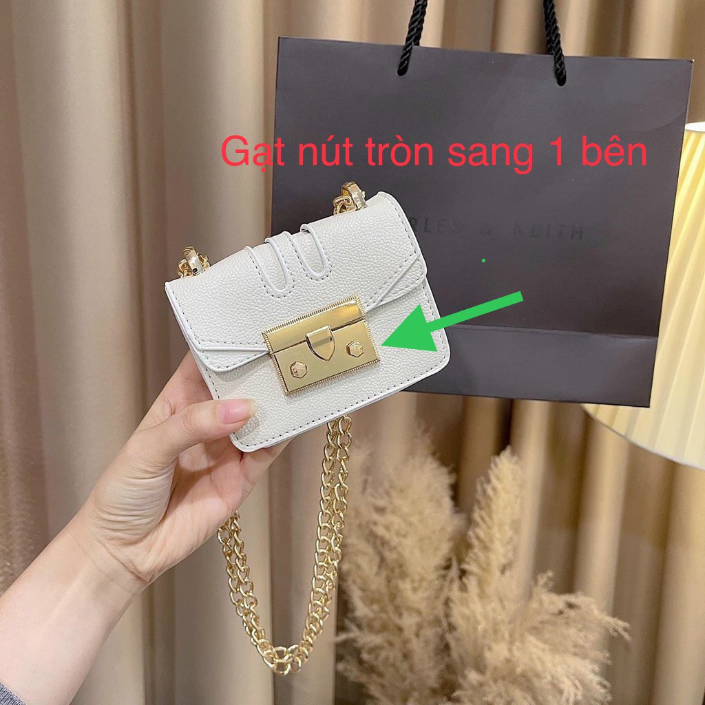 Túi đeo chéo mini, túi đeo vai nữ nhỏ đẹp dễ thương đi chơi sang chảnh PK 381