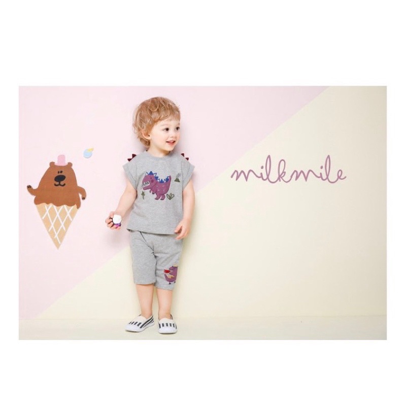 Bộ Hè Bé Trai Khủng Long Milke Mine