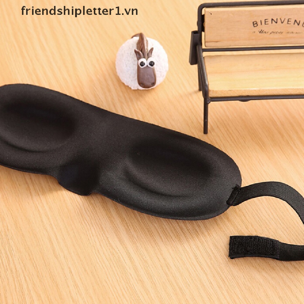 Miếng Bịt Mắt Ngủ 3D Mềm Mại Giúp Thư Giãn Khi Đi Du Lịch