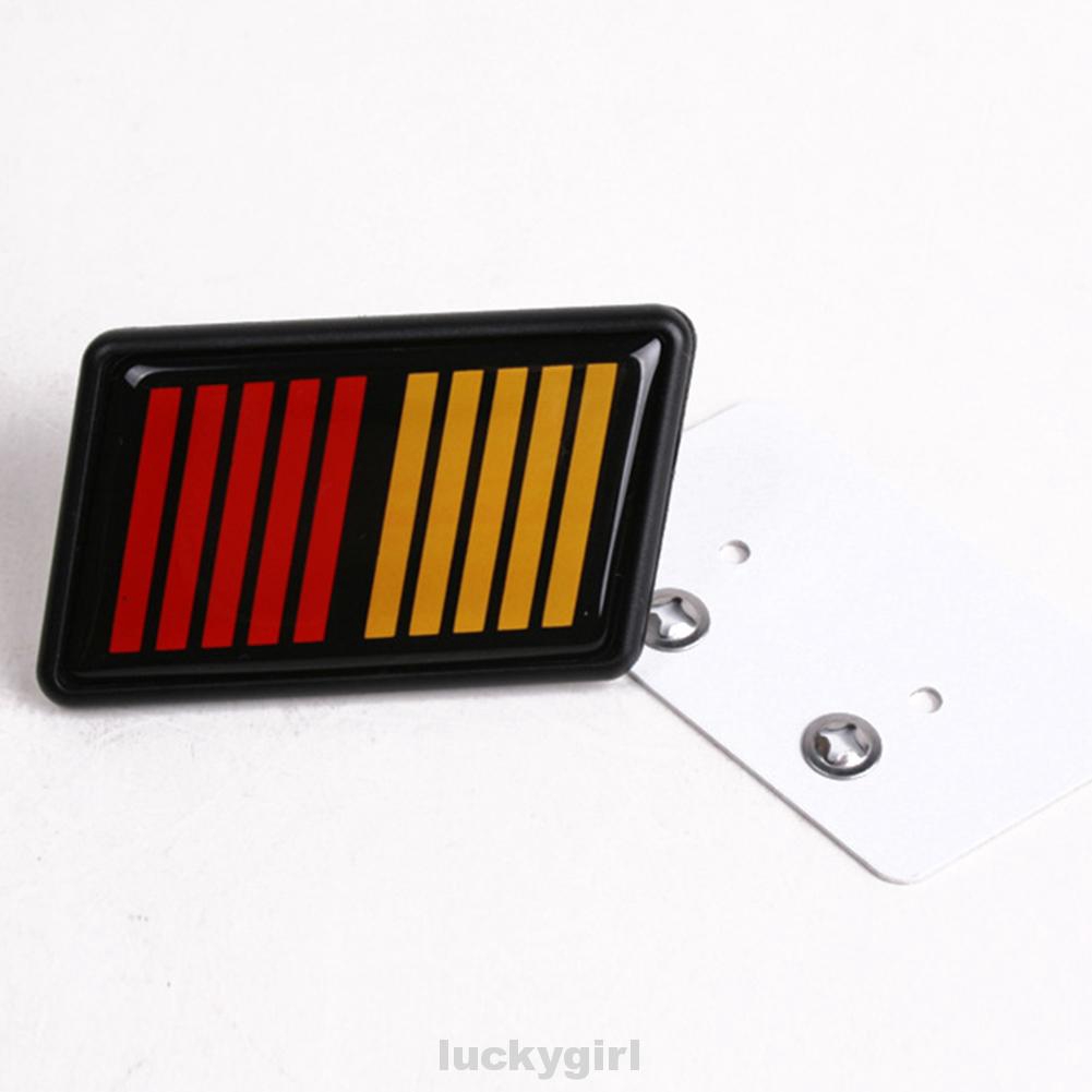 Car Sticker Motor Parts Stripe Pattern Decoration ABS Trunk Auto Styling Adhesive For Ralliart