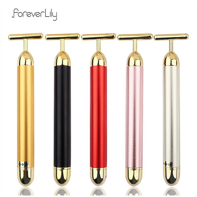 Foreverlily Thanh lăn mát xa mặt foreverlily hình chữ T bằng kim loại