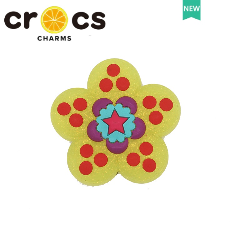 Phụ Kiện Khóa Cài Giày crocs Hình Hoa Dễ Thương DIY
