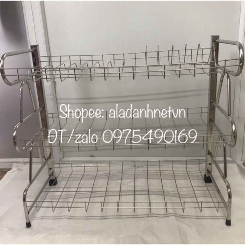 Trạn bát treo tường inox 2 tầng, 3 tầng, giá úp bát treo tường,biV