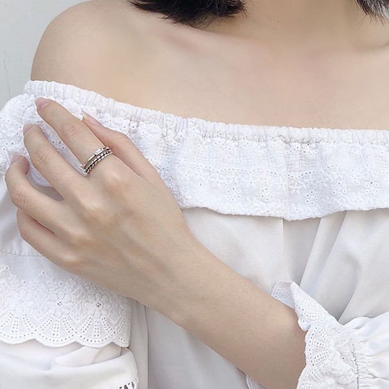 Nhẫn Bạc Thái Cho Nam và Nữ Cá Tính N1708 - Bảo Ngọc Jewelry