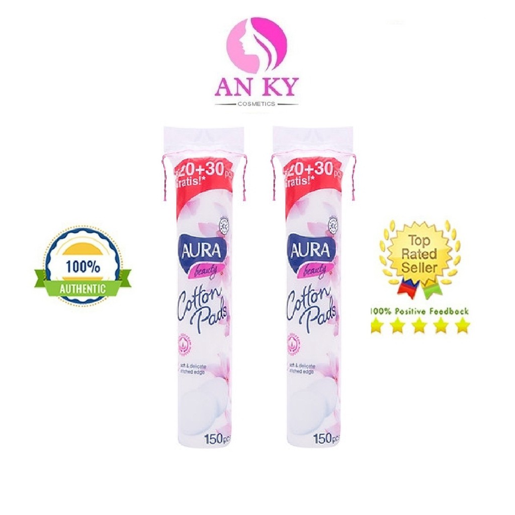 COMBO 20 Bông Tẩy trang Aura ( Sỉ 20 Bông)