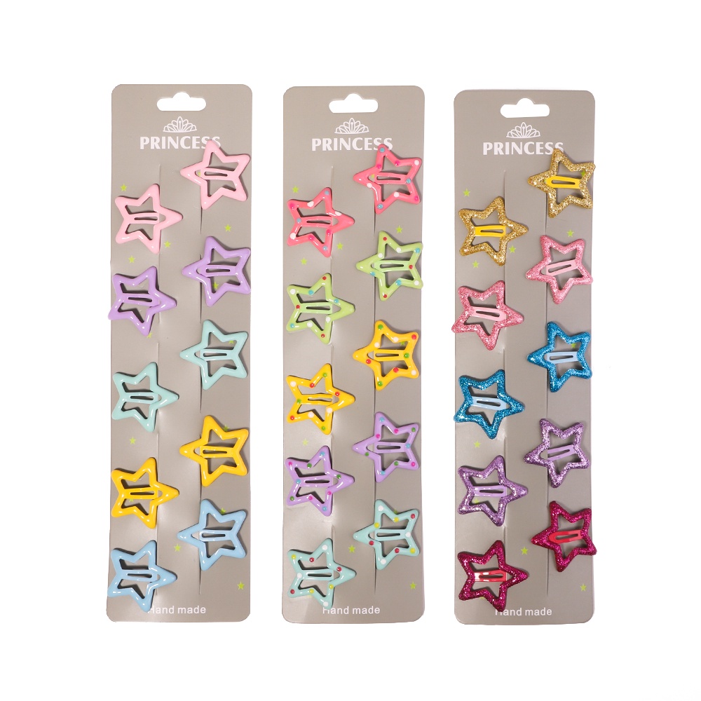 Set 10 kẹp tóc Kidsbows hình ngôi sao dễ thương cho bé gái