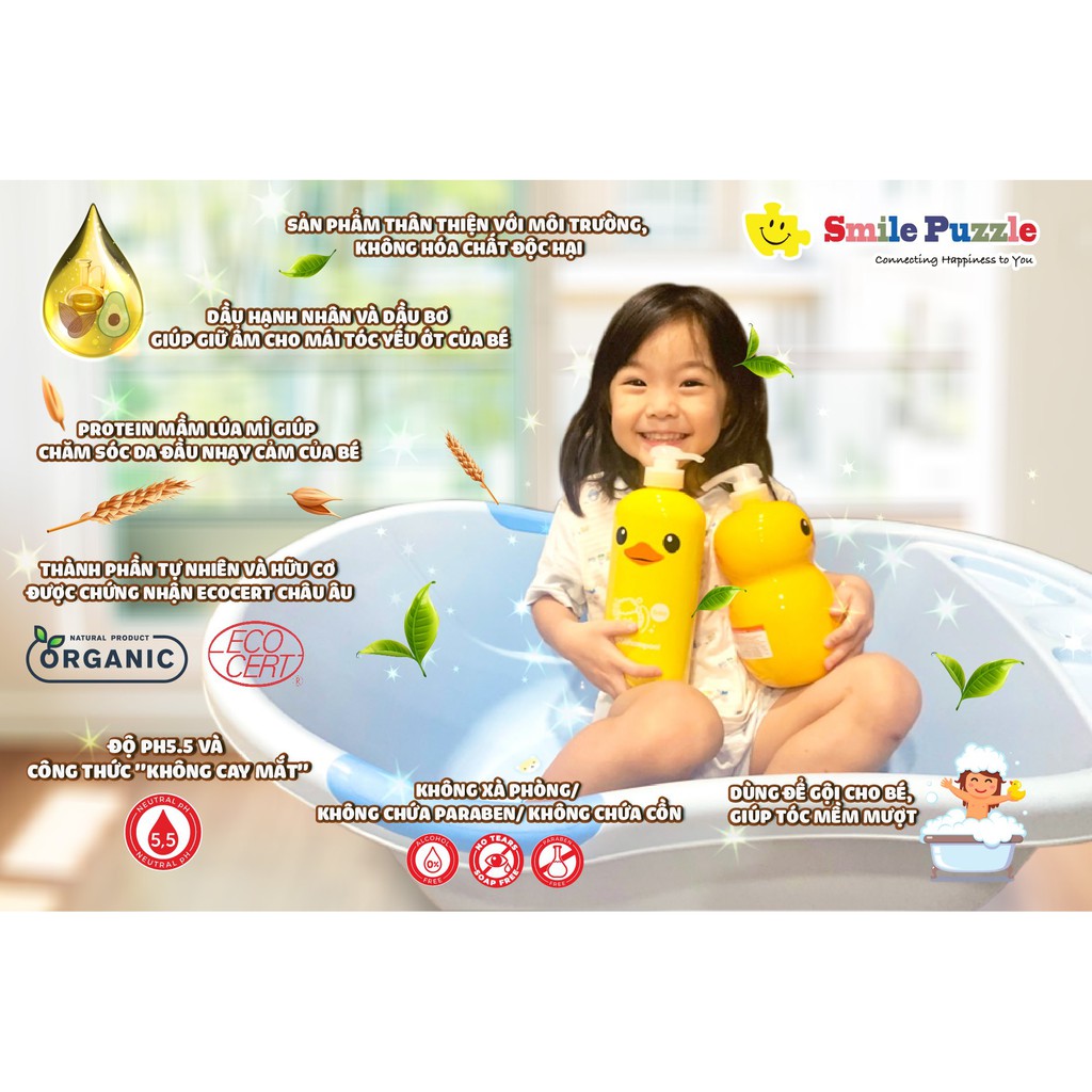 HÀNG NHẬP KHẨU -Rubber Duck- Sữa tắm kháng khuẩn 1000ml