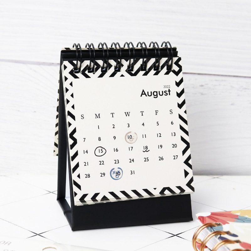 Lịch Để Bàn Mini Dạng Lật WMMB July 2022 Sang Dec 2023
