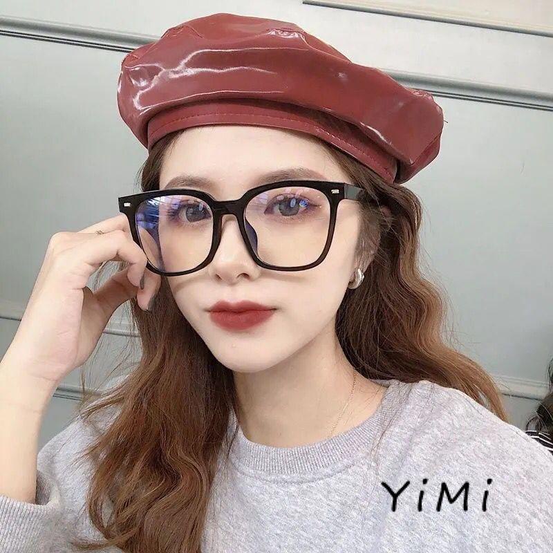 Mắt kính gọng lớn chống ánh sáng xanh kiểu retro cao cấp