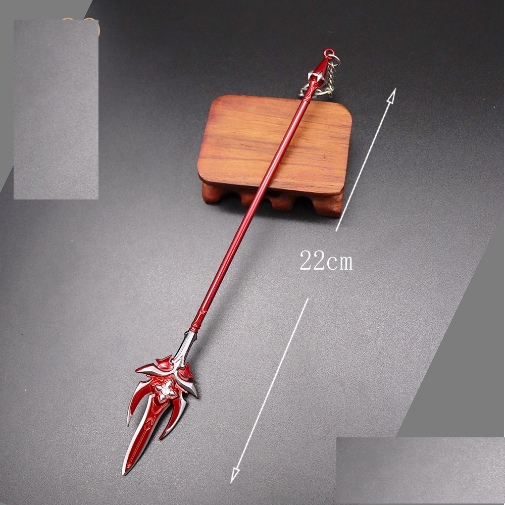 Mô hình móc khóa Thương Quyết Chiến Genshin Impact