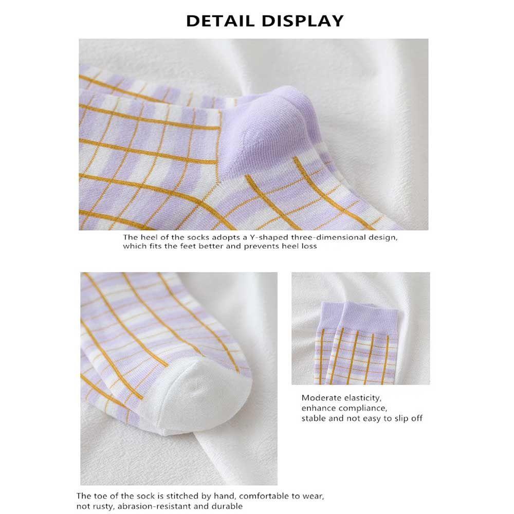 Vớ Màu Tím Dễ Thương Xinh Xắn Thời Trang Unisex