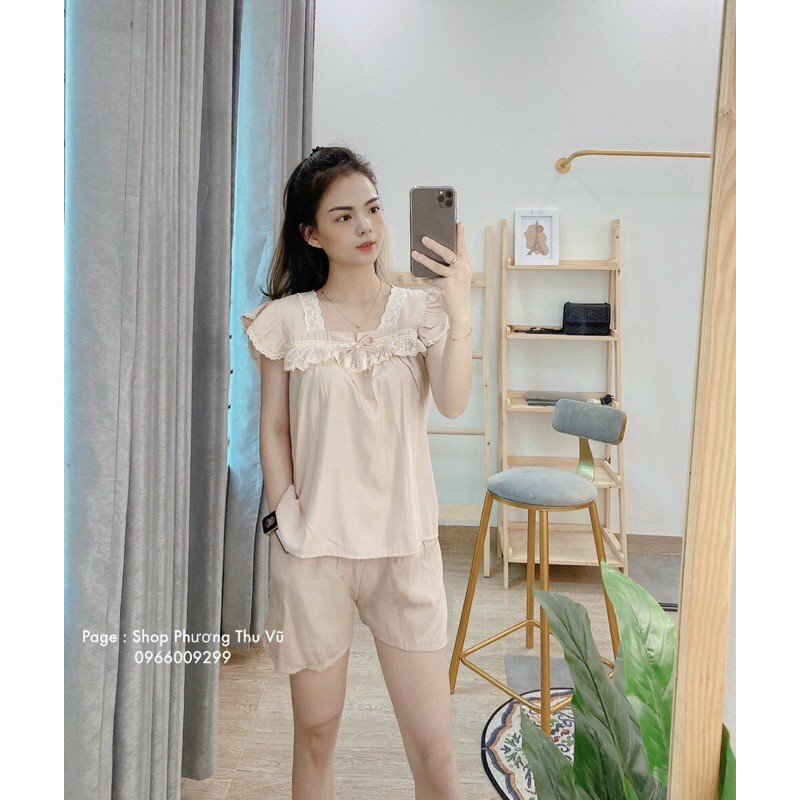 bộ đũi viền ren hàng quảng châu