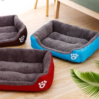Đệm Giường Cho Chó Mèo Bằng Bông Nhung Mềm Mịn Thoải Mái