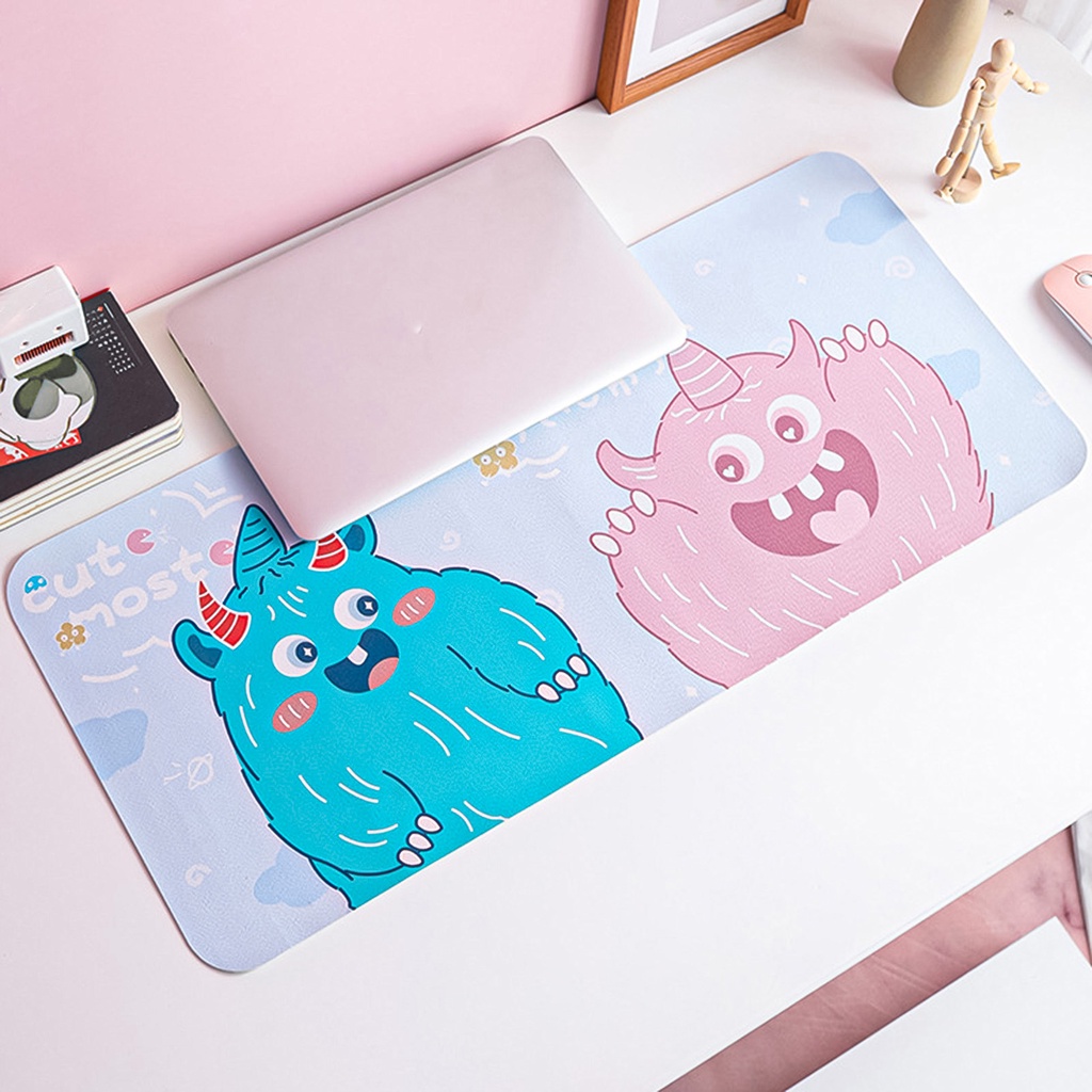 Miếng Lót Chuột Máy Tính Chống Trượt Không Thấm Nước Hình Hoạt Hình Dễ Thương