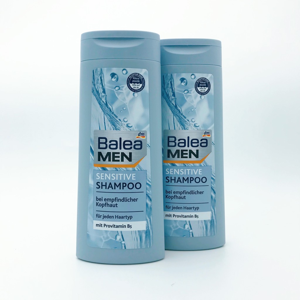 Dầu gội nam Balea Men Sensitive Shampoo Và Balea Men Fresh Shampoo 300ml của Đức dành cho mọi loại tóc
