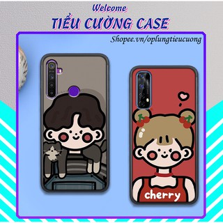 Ốp dẻo Realme cute Boy Girl cho Realme 1/2/3/3Pro/5/5i/5Pro/6/6Pro/7/7i/7Pro/8/C11/C12/C15