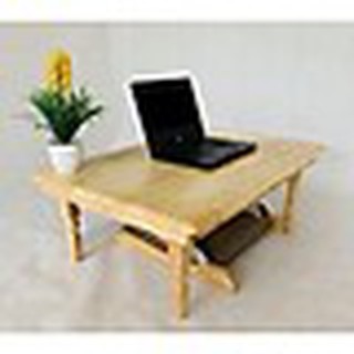 Bàn gấp gọn gỗ cao su chân tiện 50cm x 70cm
