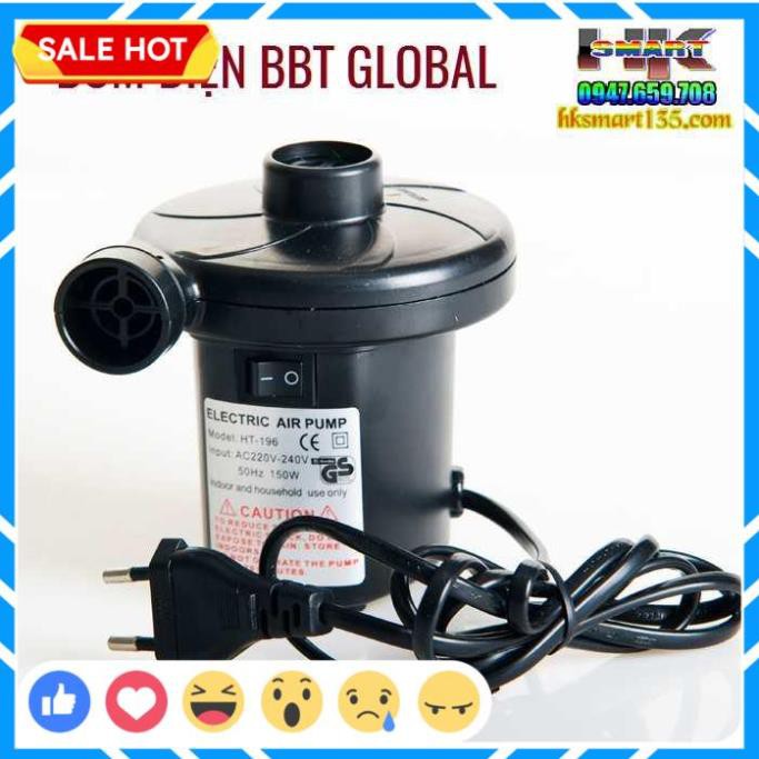 Bơm Điện Cầm Tay 2 Chiều 220V, Bơm Hút Chân Không, Bơm Bể Bơi, Bơm Ghế Hơi - Bảo Hành 6 Tháng