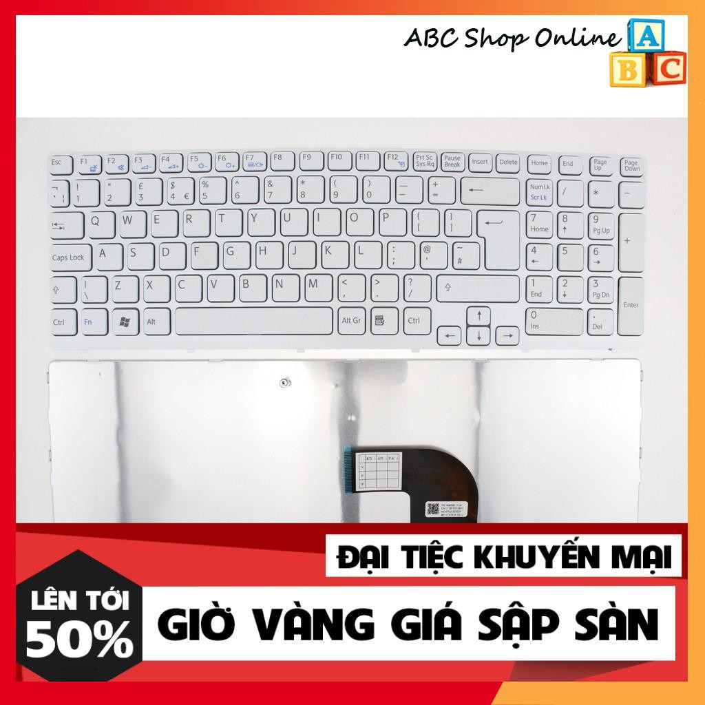 Bàn phím Sony Vaio SVE15, SVE15115YCB, SVE15115YCP, SVE-15 (Màu Đen/ Màu Trắng)