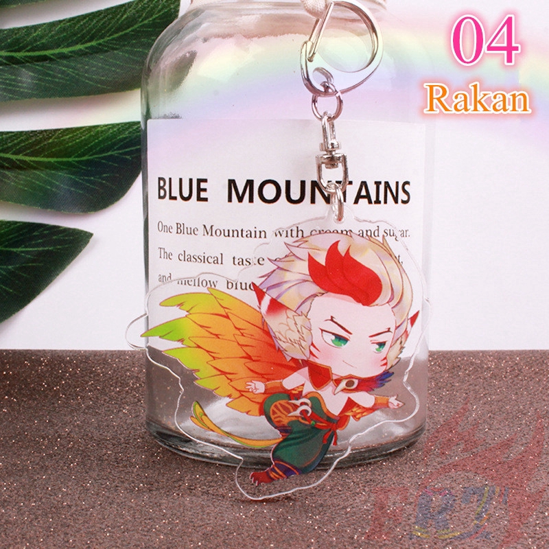 >Ready Stock< ❀ League of Legends Móc khóa ❀ Q LOL Games Hero Figures KeyRing Pendant Gifts