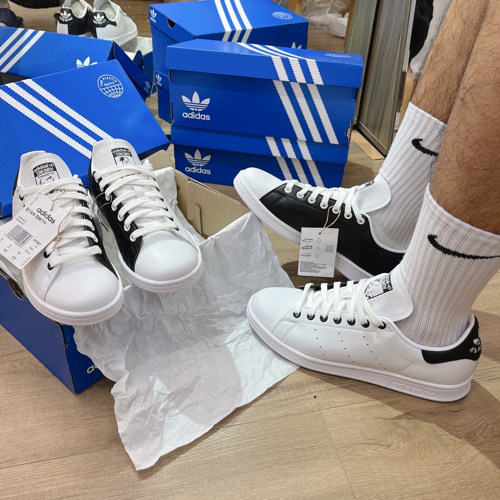 [CHÍNH HÃNG] Giày thể thao Sneaker A.D.I.D.A.S STAN SMITH MIX WHITE BLACK