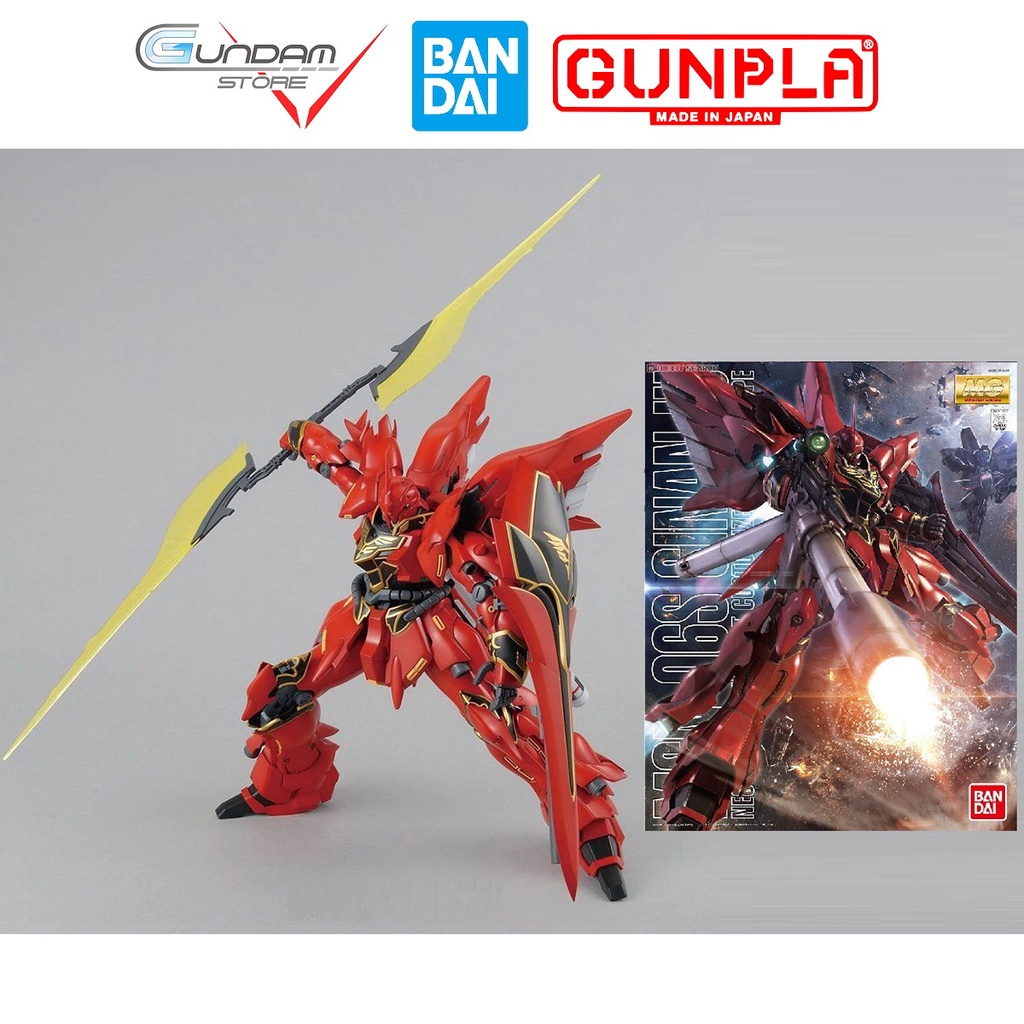 Mô Hình Gundam MG SINANJU OVA ANIME COLOR MSN-06S 1/100 Bandai Master Grade UC Đồ Chơi Lắp Ráp Anime Nhật