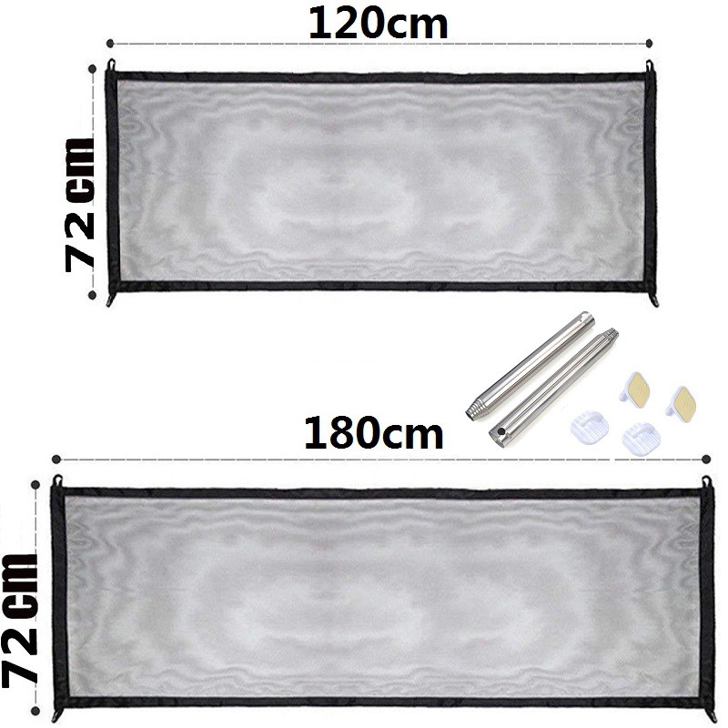 110*72cm/180*72cm Magic Guard HÀNG rào lưới cho thú cưng chất liệu Nylon bền đẹp