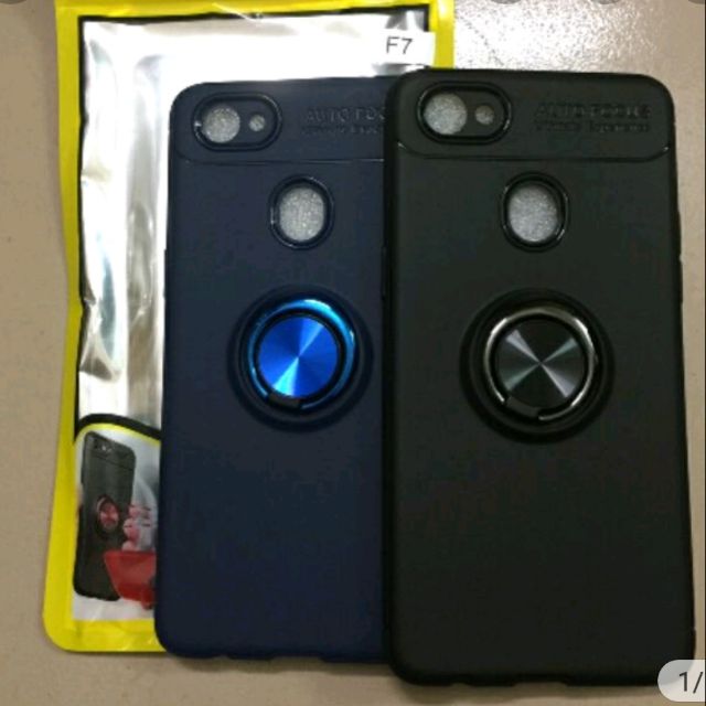 Ốp lưng dẻo auto focus kiêm Ring cho oppo F7