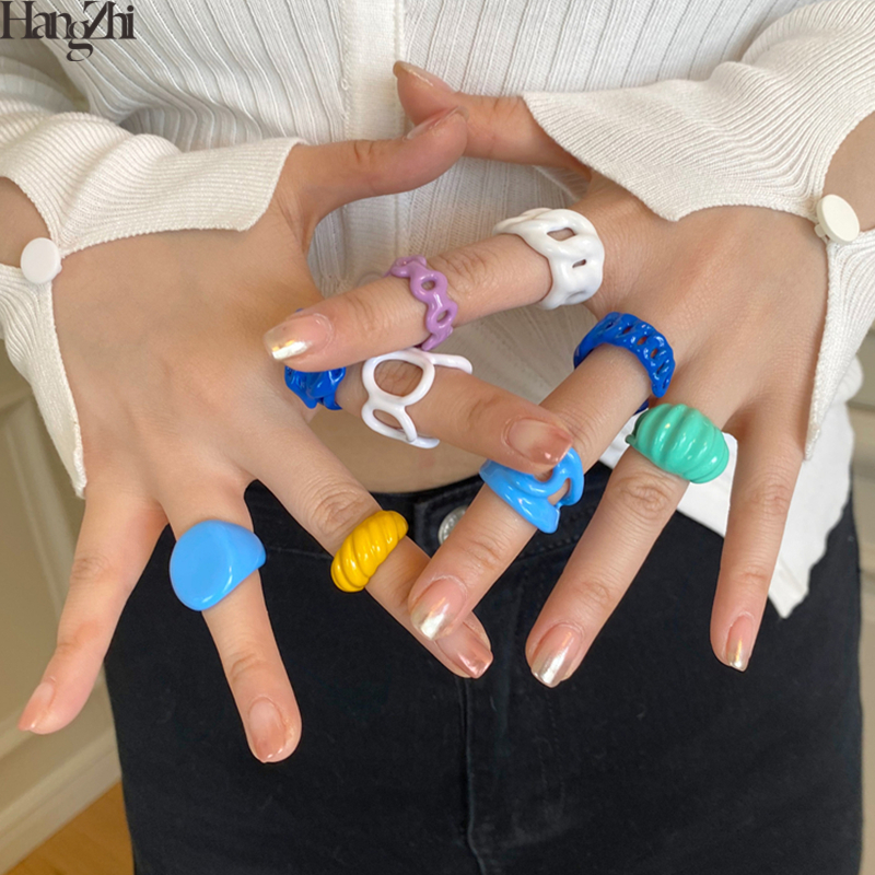 Nhẫn đeo ngón tay Smileday kiểu dáng thời trang Hàn Quốc xinh xắn