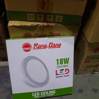 Đèn ốp trần led d ln11l 220/18w rđ