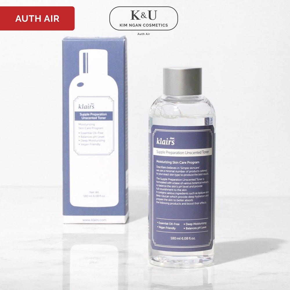 Nước Hoa Hồng Klairs Supple Preparation Toner - 180ml - Xuất Xứ Hàn Quốc | BigBuy360 - bigbuy360.vn