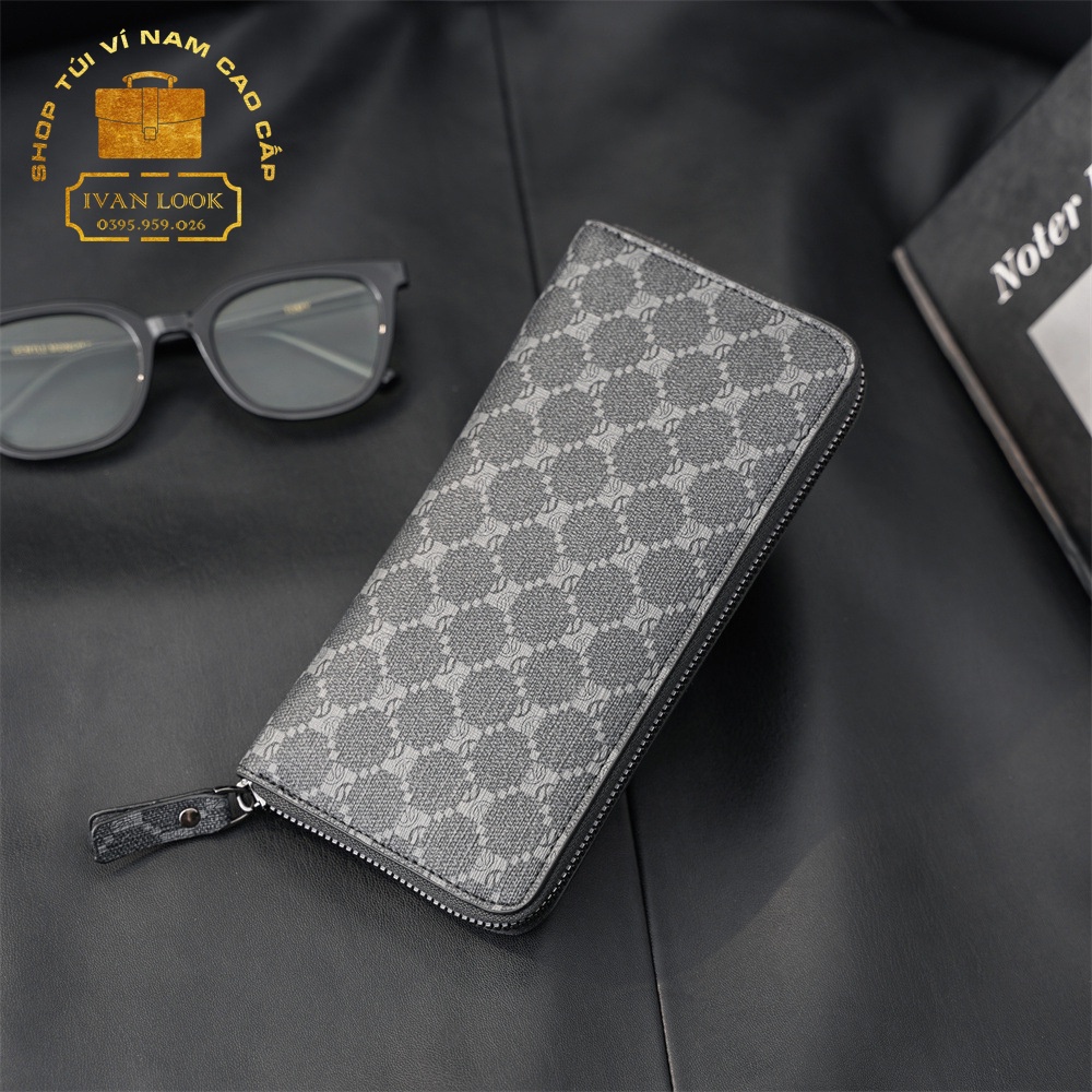 Ví Nam Cầm Tay Cao Cấp Thời Trang - Bóp Nam Dáng Dài Chất Liệu Da PU Kiểu Dáng Thời Thượng